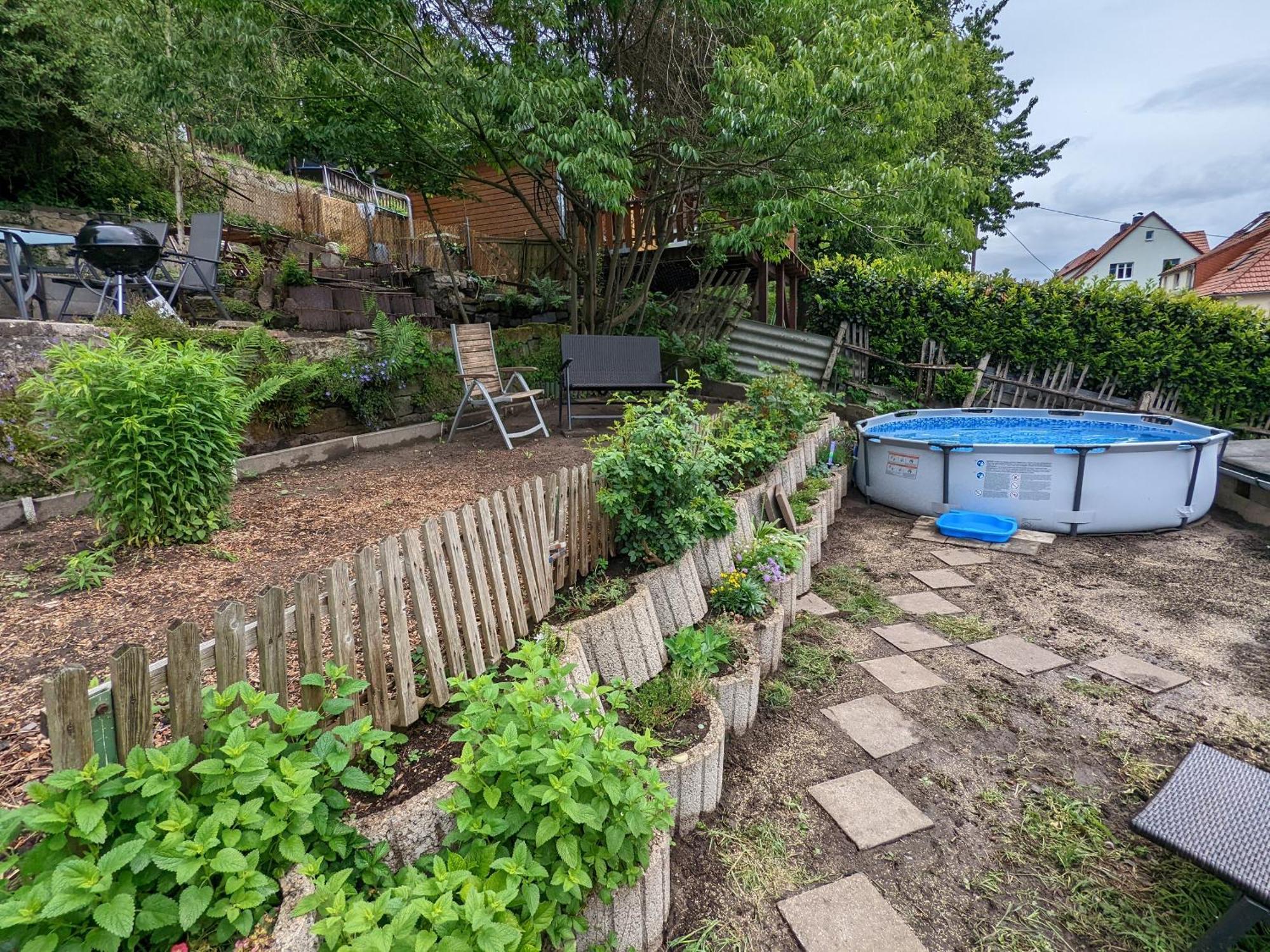 R1 - Urlaubsmagie - Bad Schandau Fusslaeufig, Garten Rathmannsdorf Zewnętrze zdjęcie